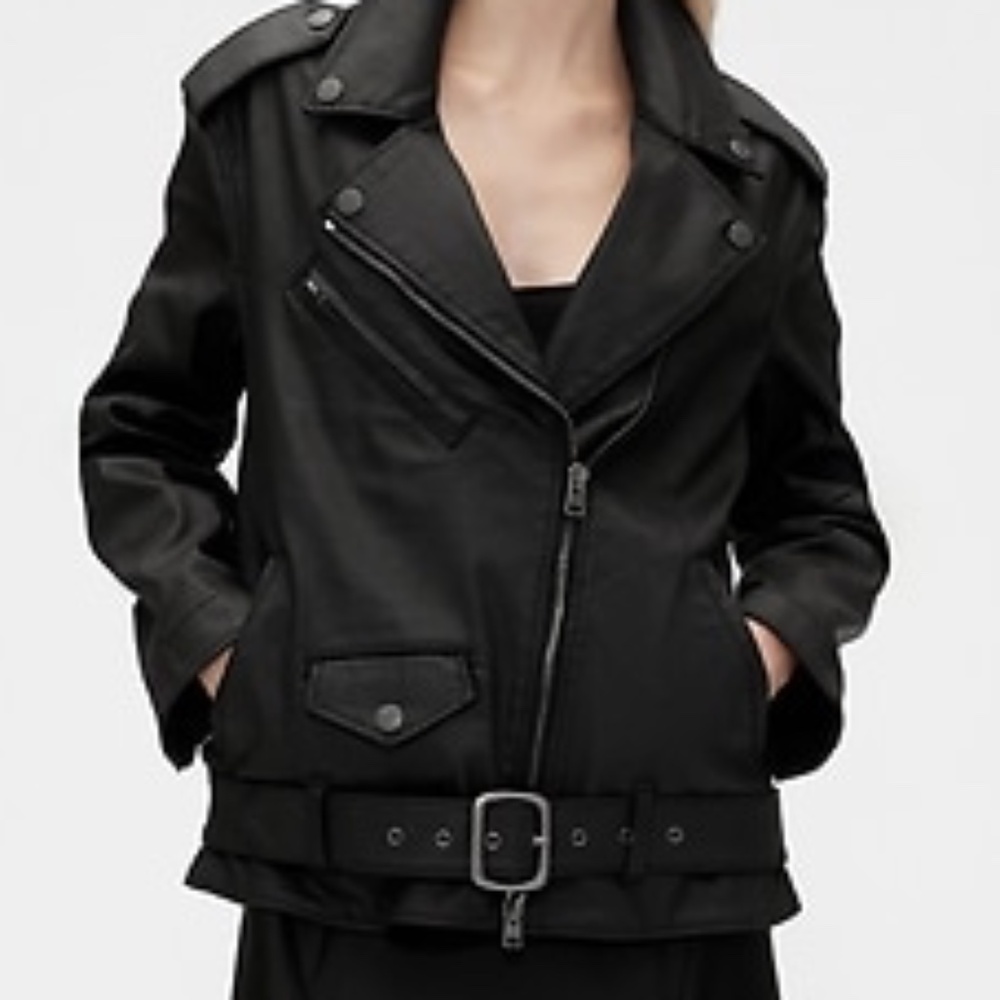 Denim Moto Jacket XS- NWT